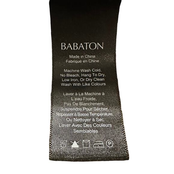 Babaton from Aritzia Womens black ankle pants side zipper Size 6 - Picture 6 of 7